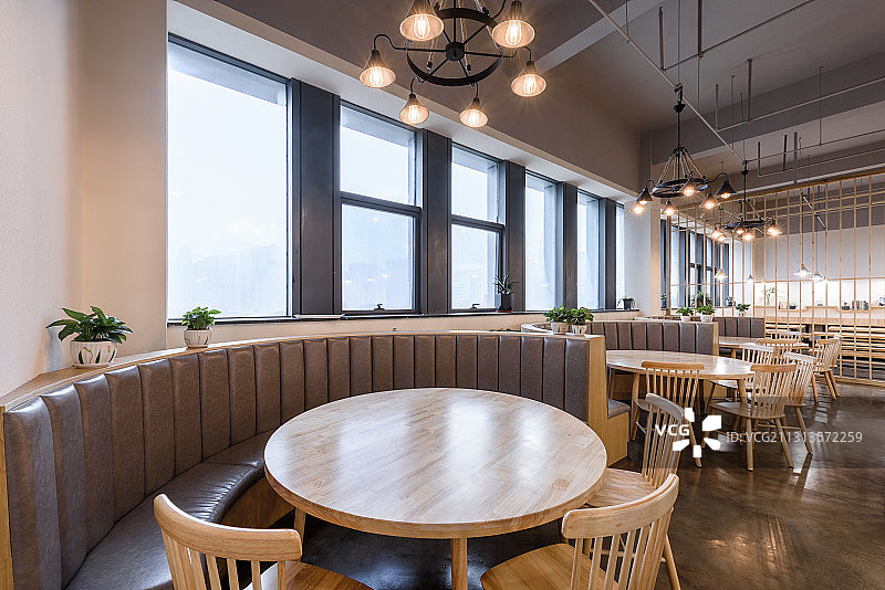 食堂内部图片素材