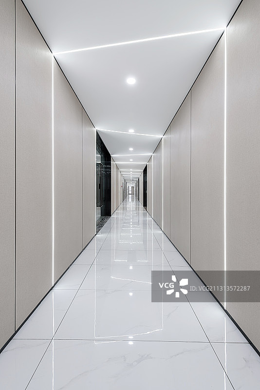 现代办公室走廊图片素材