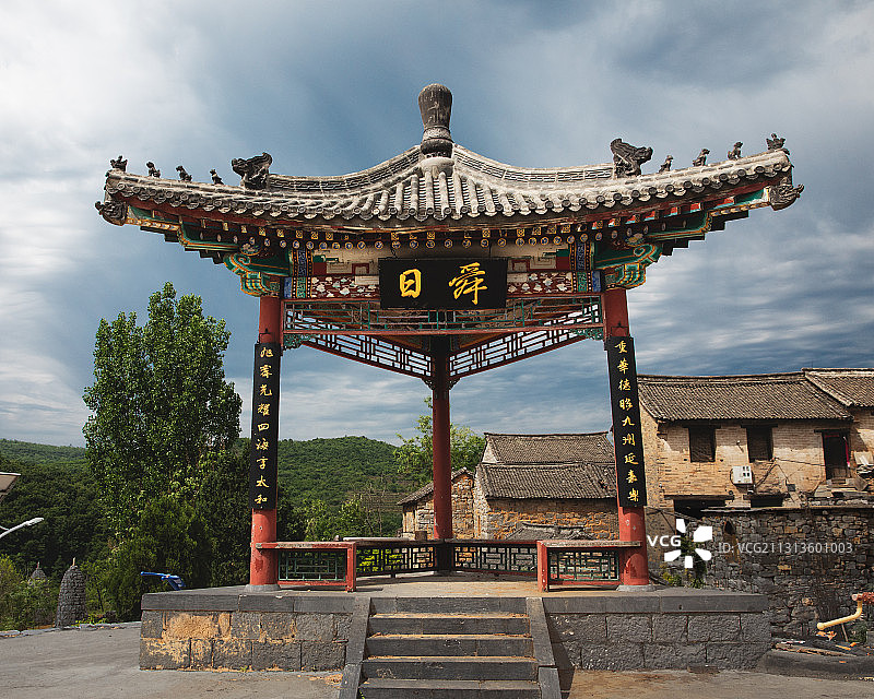 三角亭图片素材