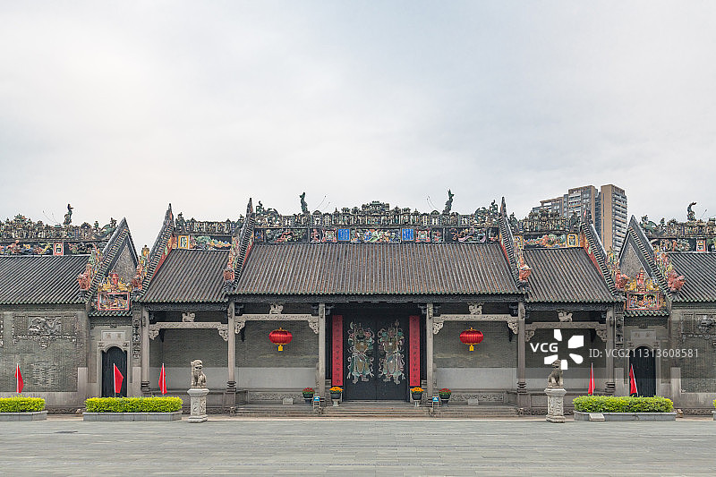 广州陈家祠堂图片素材