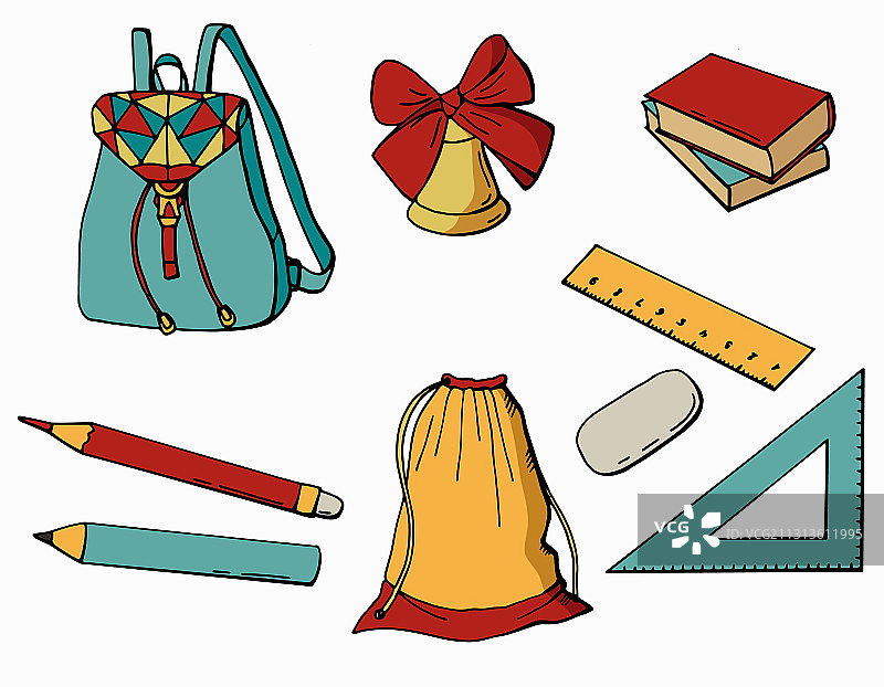学校用品合集图片素材
