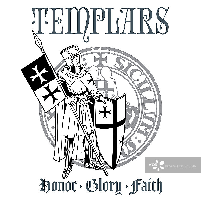 盔甲圣殿骑士设计图片素材