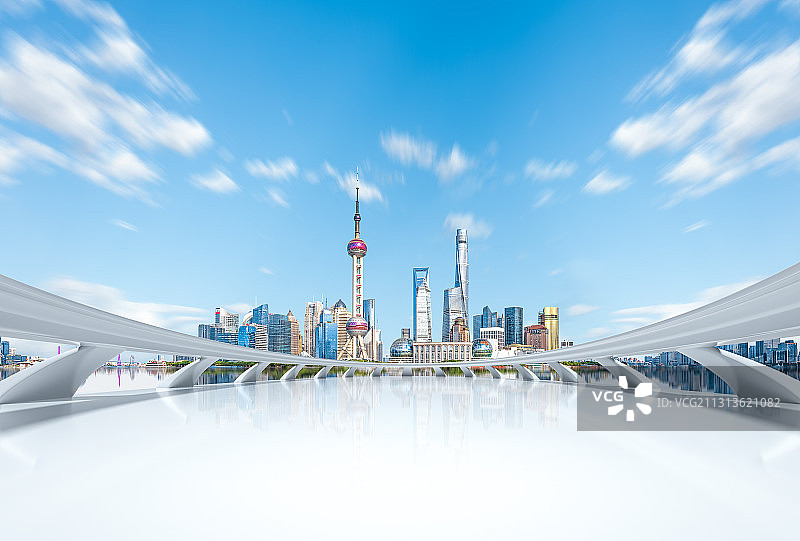 上海城市观景台图片素材