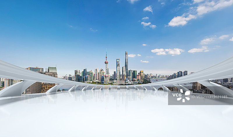 上海城市观景台图片素材