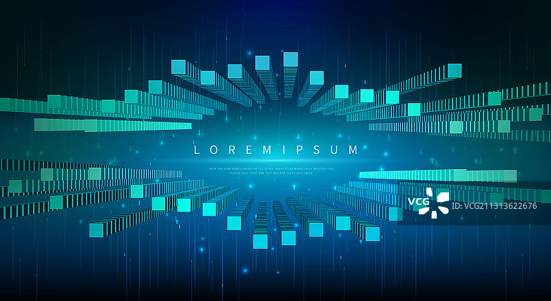 矢量抽象三维几何图形创意海报图片素材