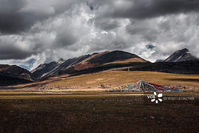 念青唐古拉山图片素材