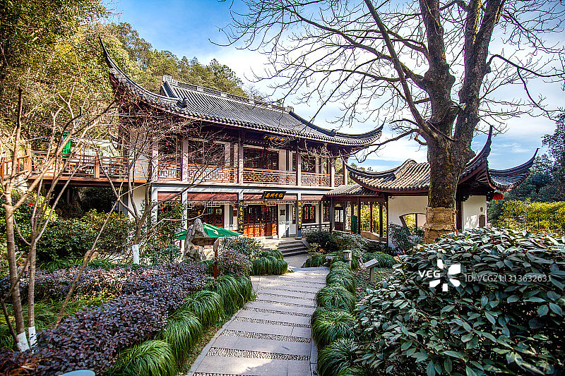 杭州老龙井御茶园图片素材