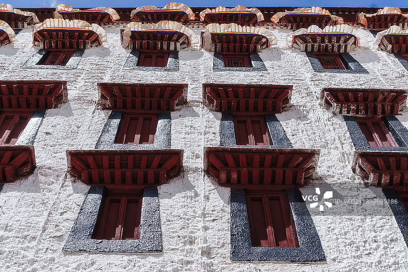 西藏拉萨布达拉宫风光图片素材