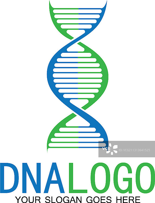 现代医疗DNA标志设计模板图片素材