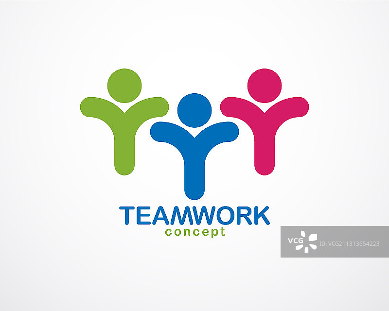 团队合作：商务人士的团结与合作图片素材