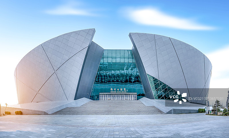 中国河南郑州大剧院建筑外部图片素材