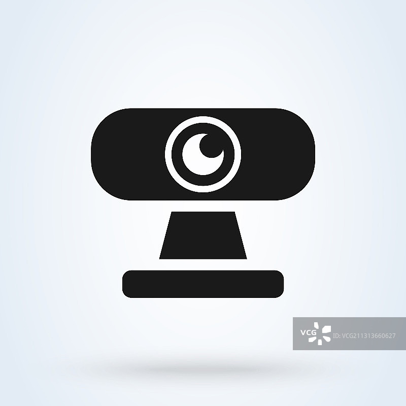 简约现代的摄像头图标设计图片素材