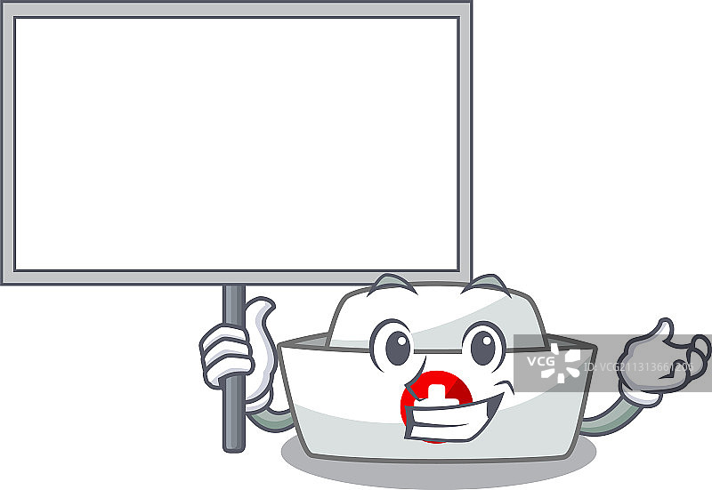 可爱的护士帽卡通形象图片素材