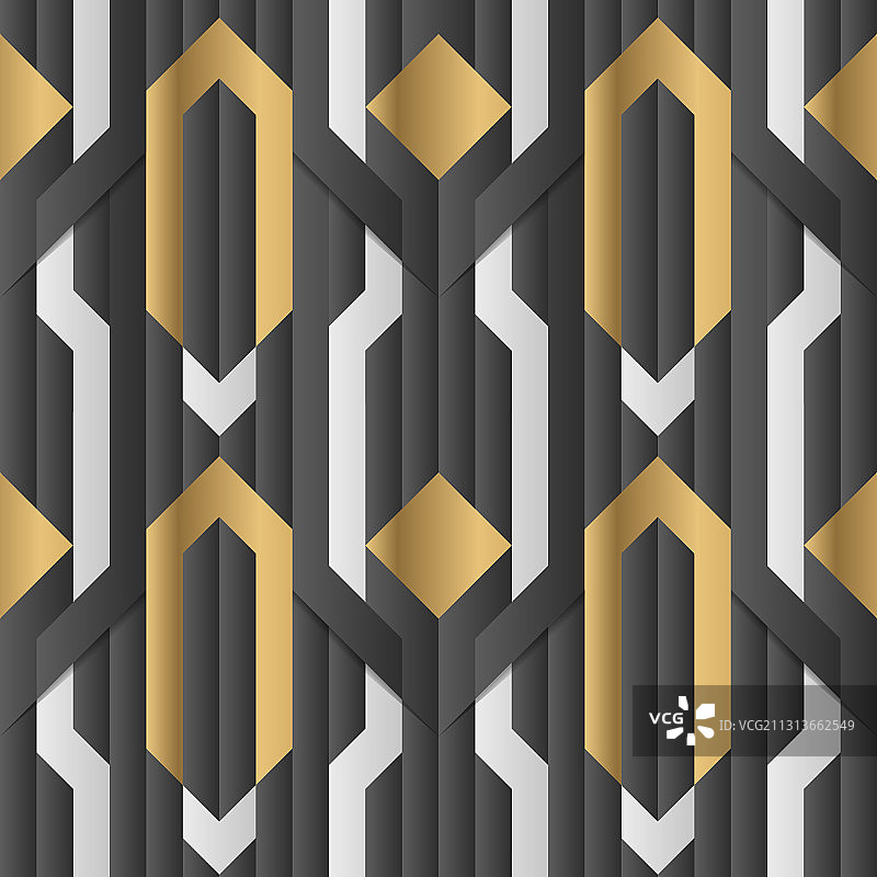 装饰艺术抽象几何图案图片素材