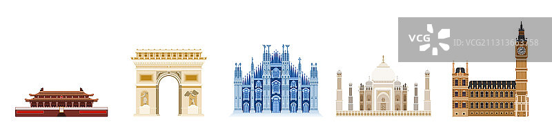 欧洲和亚洲的大量老房子图片素材