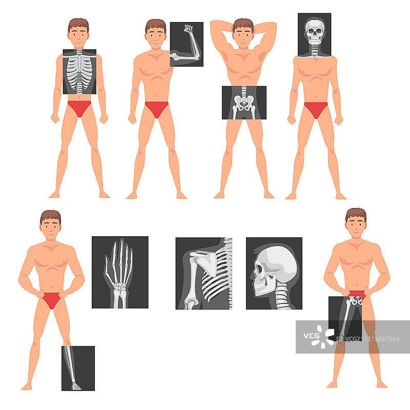 穿着短裤站立的年轻男人图片素材