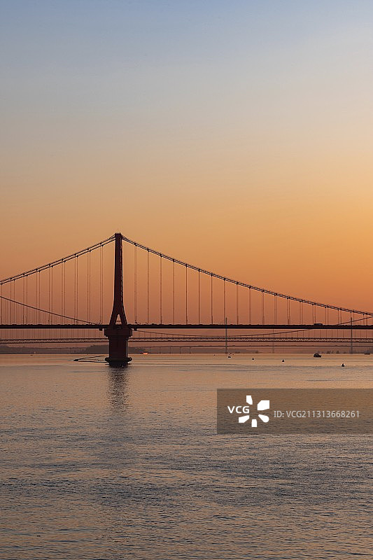 夕阳鹦鹉洲图片素材