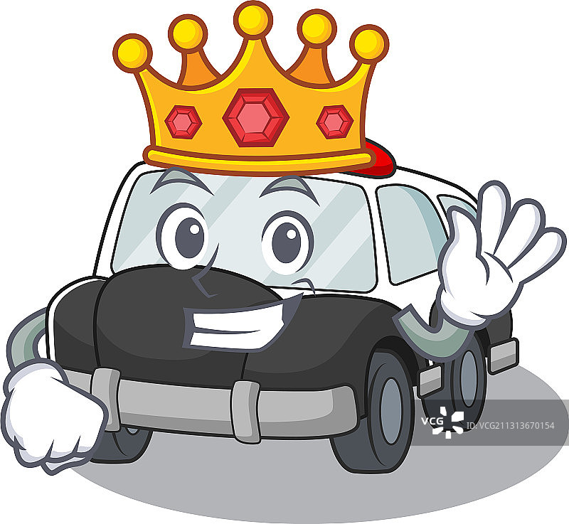卡通警车吉祥物设计图片素材