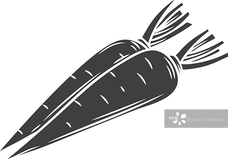 胡萝卜标志符号图标图片素材