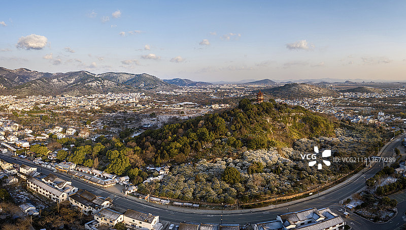 初雪洞庭图片素材