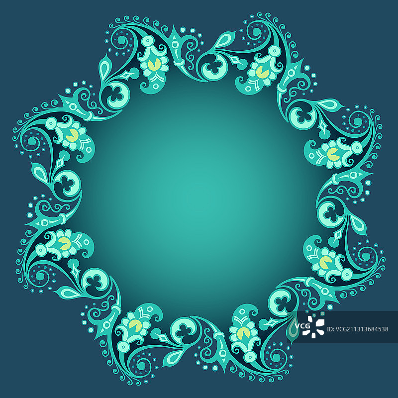 装饰性自然vintage border图片素材