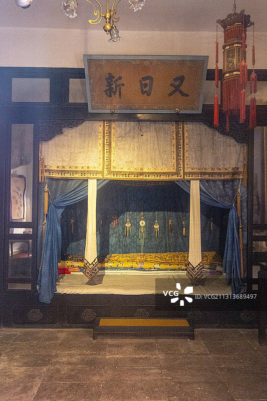北京故宫养心殿皇帝寝宫图片素材