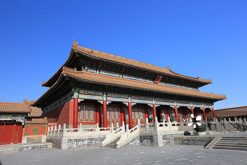 北京故宫皇太后皇太妃住所慈宁宫图片素材