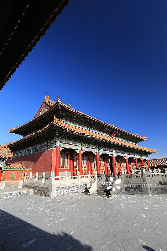 北京故宫皇太后皇太妃住所慈宁宫图片素材