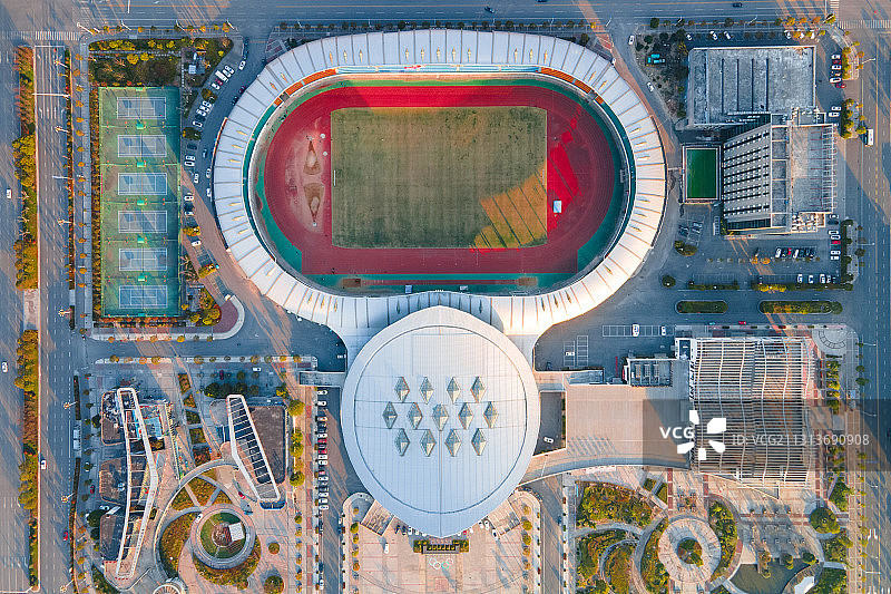 江苏盐城大丰区奥林匹克体育中心图片素材