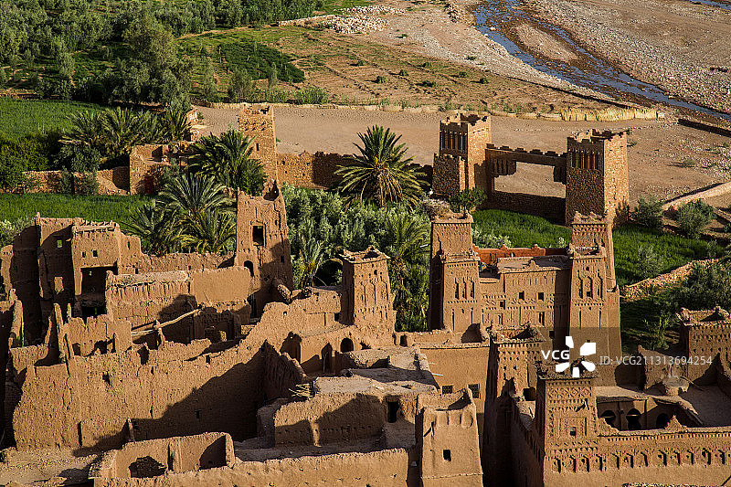 艾本哈杜村是撒哈拉沙漠到马拉喀什之旅的必经之地图片素材