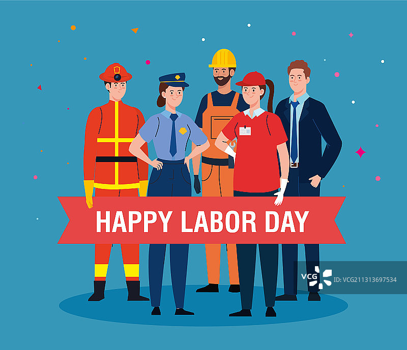 男女工人设计图图片素材