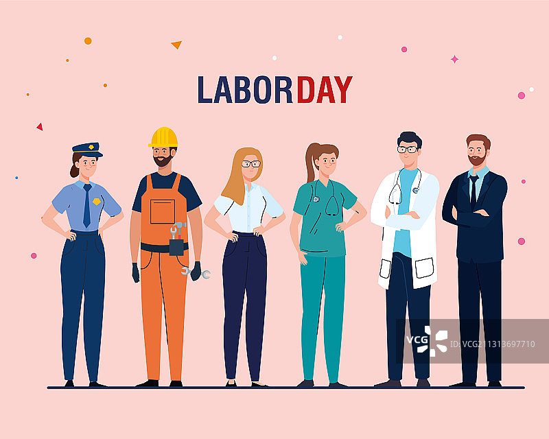 男女工人设计图图片素材