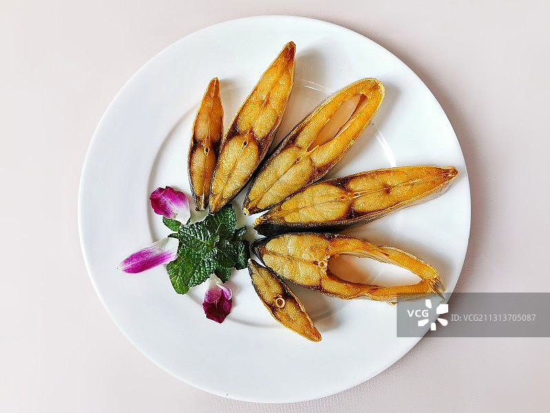 干煎金昌鱼图片素材