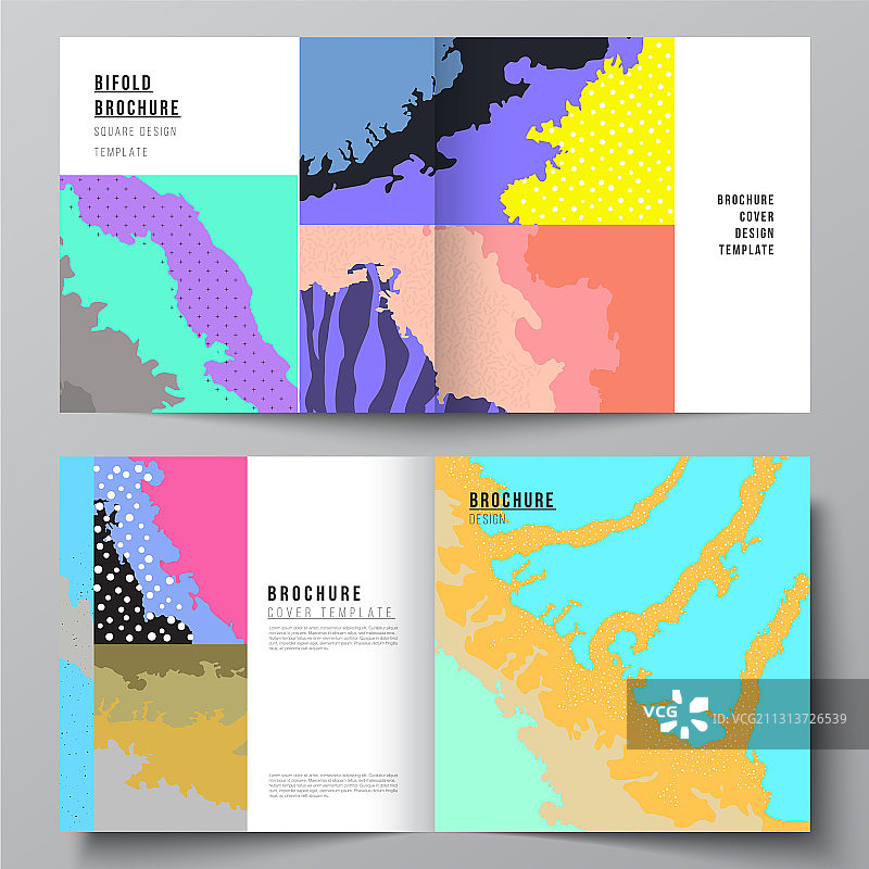 布局两个覆盖模板为正方形图片素材