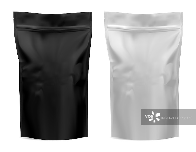 咖啡包装铝箔袋样机图片素材