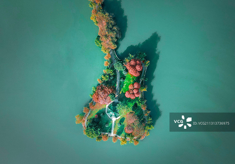 东湖秋色图片素材