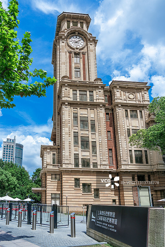 中国上海历史博物馆建筑图片素材