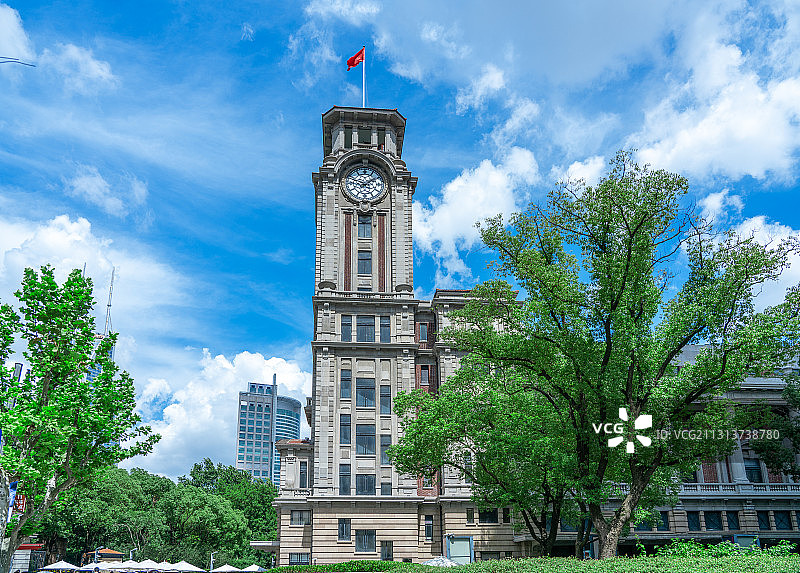 中国上海历史博物馆建筑图片素材