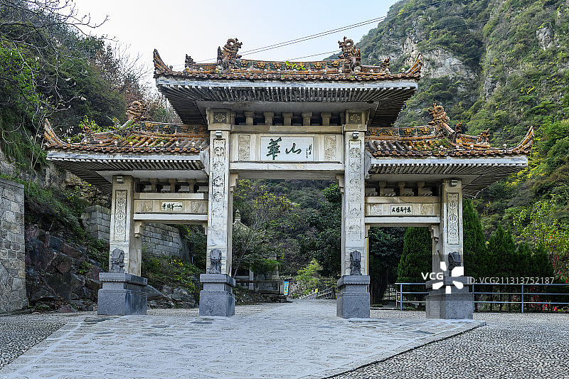 陕西渭南：西岳华山秋色图片素材