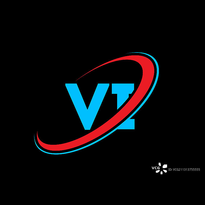 VI字母标志设计首字母VI图片素材