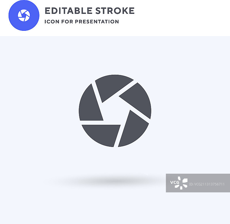 填充的扁平隔膜图标图片素材