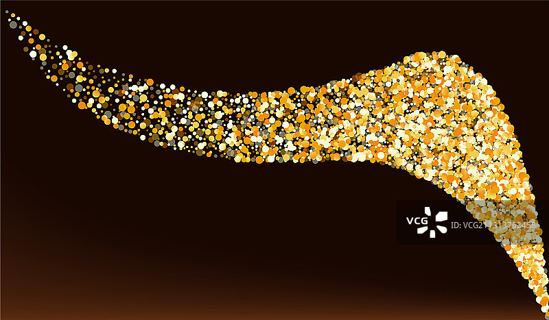 金色波点奢华棕色背景图片素材