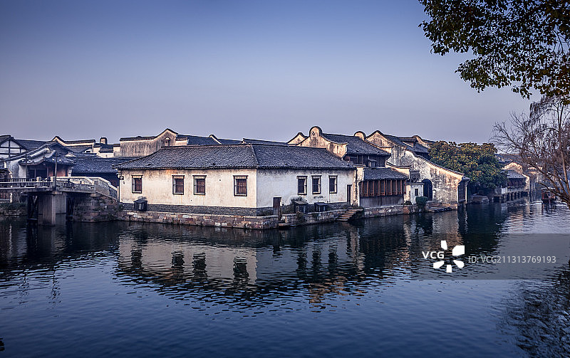 乌镇西栅古建筑图片素材