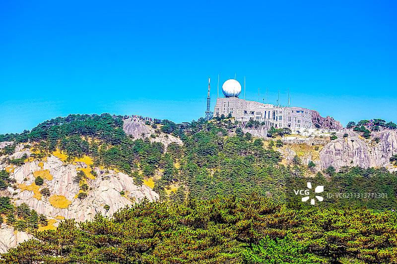黄山光明顶图片素材