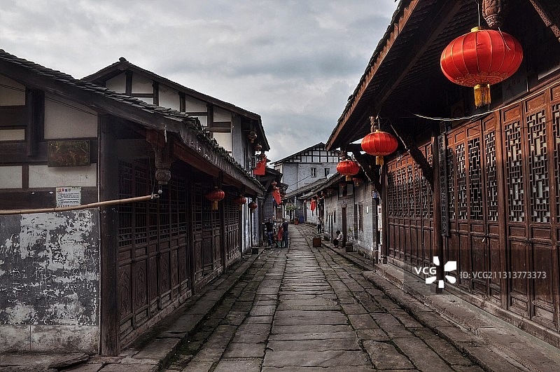 重庆涪陵蔺市古镇老街图片素材