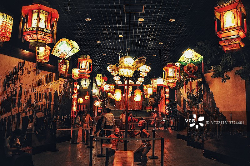 泉州中国闽台缘博物馆 传统灯笼图片素材