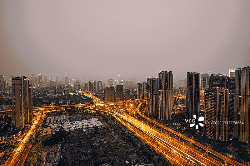 城市的尽头图片素材