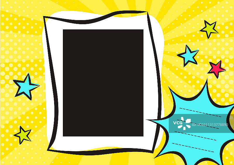 波普艺术风格儿童相册图片素材