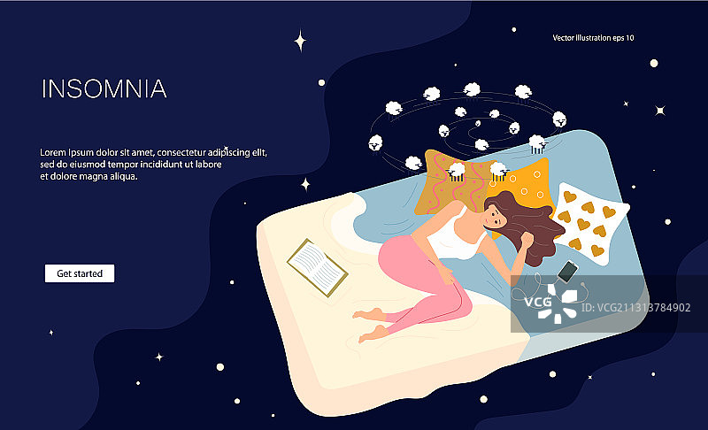 睡眠控制网站图片素材