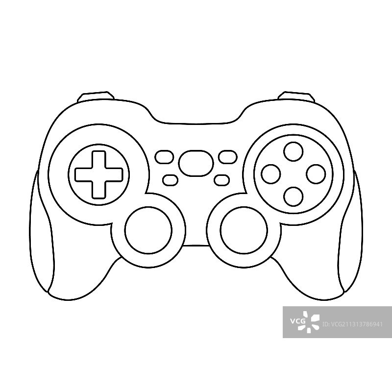 线性游戏手柄图片素材